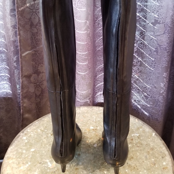 Circa Joan & David Thigh High Leather Boots - Picture 4 of 5
